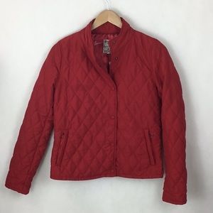 TULLE Red Quilted Jacket